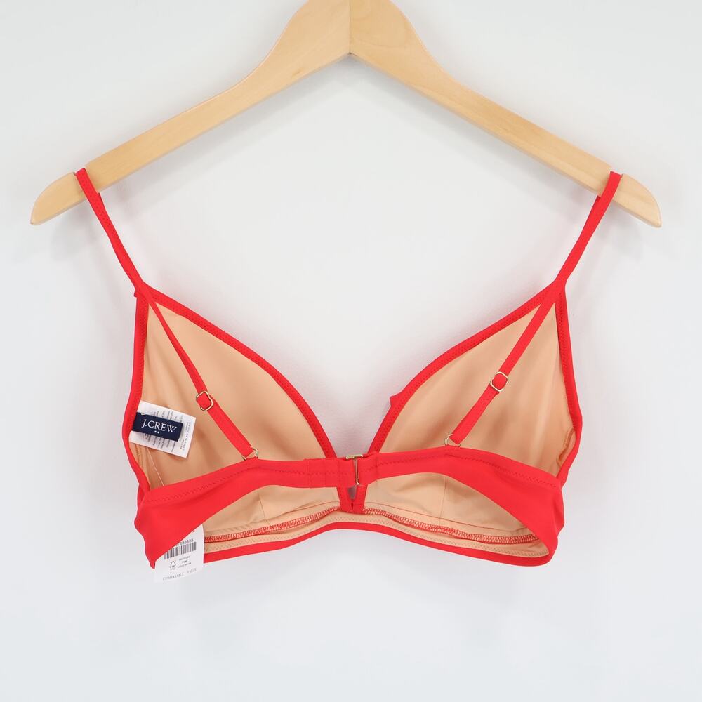 J.Crew Factory Ruffle French Bikini Top Size Medium NWT - Picture 2 of 4